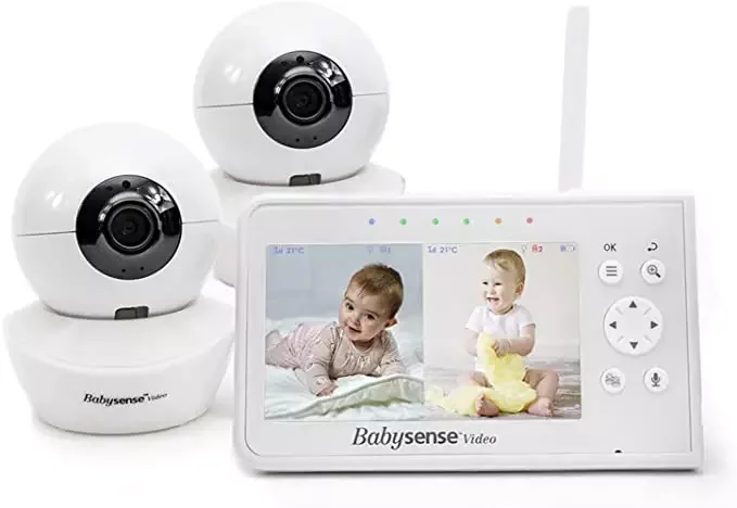 Babysense double caméra et écran divisé