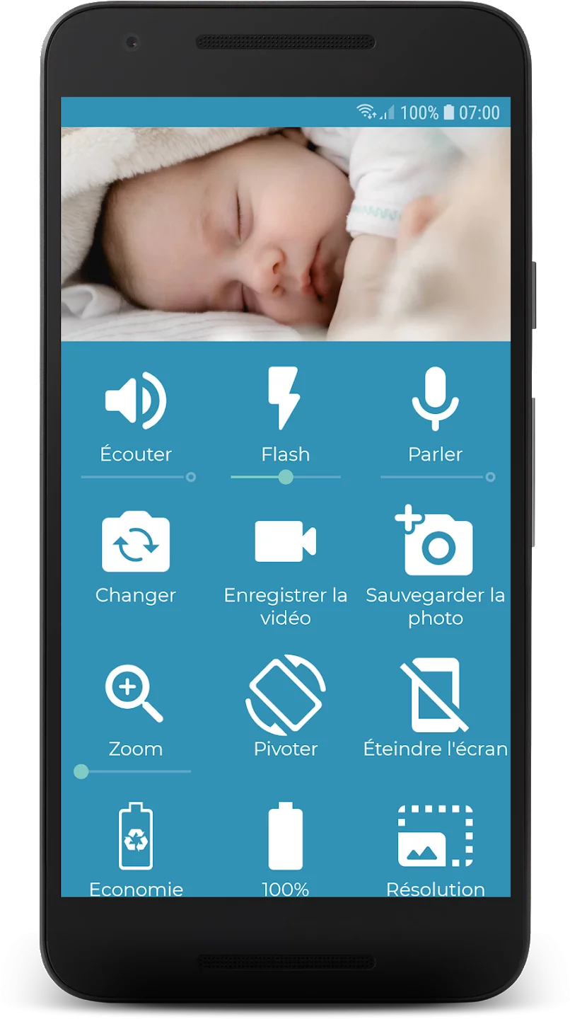 Application Babyphone Babycam