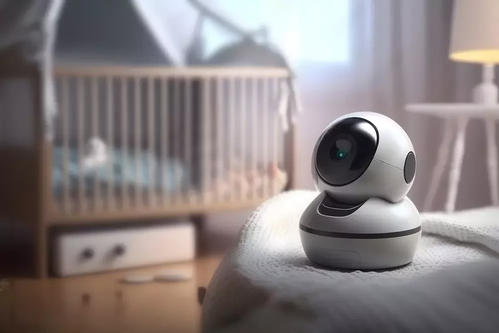 Caméra Babyphone dans une chambre de bébé